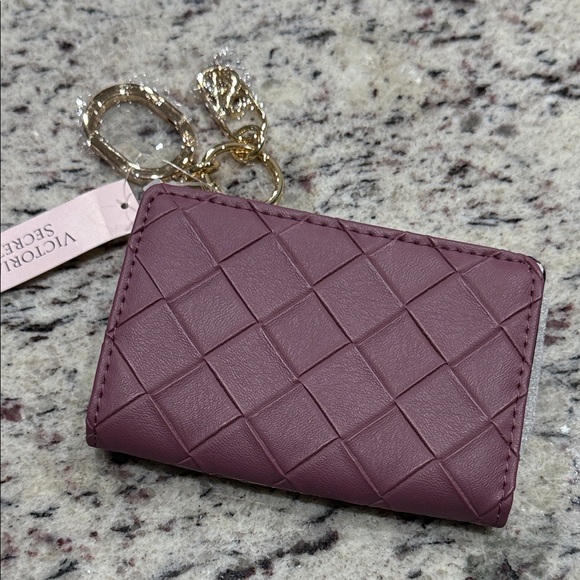 Victoria's Secret Accessories - Victoria's Secret Purple Key & Card Holder
